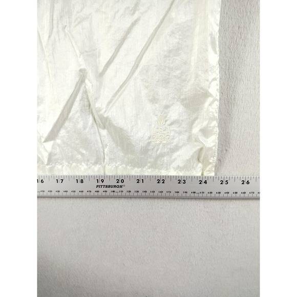 Vintage USA Olympics Jacket Mens XL White Nylon Windbreaker Track‎ Warmup 90s - Picture 10 of 10